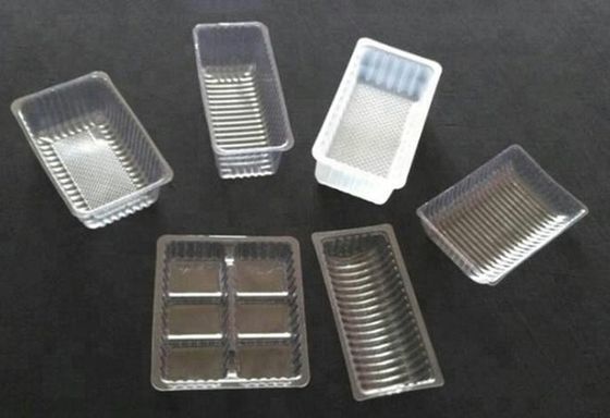 PS PVC 무역 보험을 가진 처분할 수 있는 케이크 음식 쟁반 콘테이너 기계를 귀여워하십시오 협력 업체